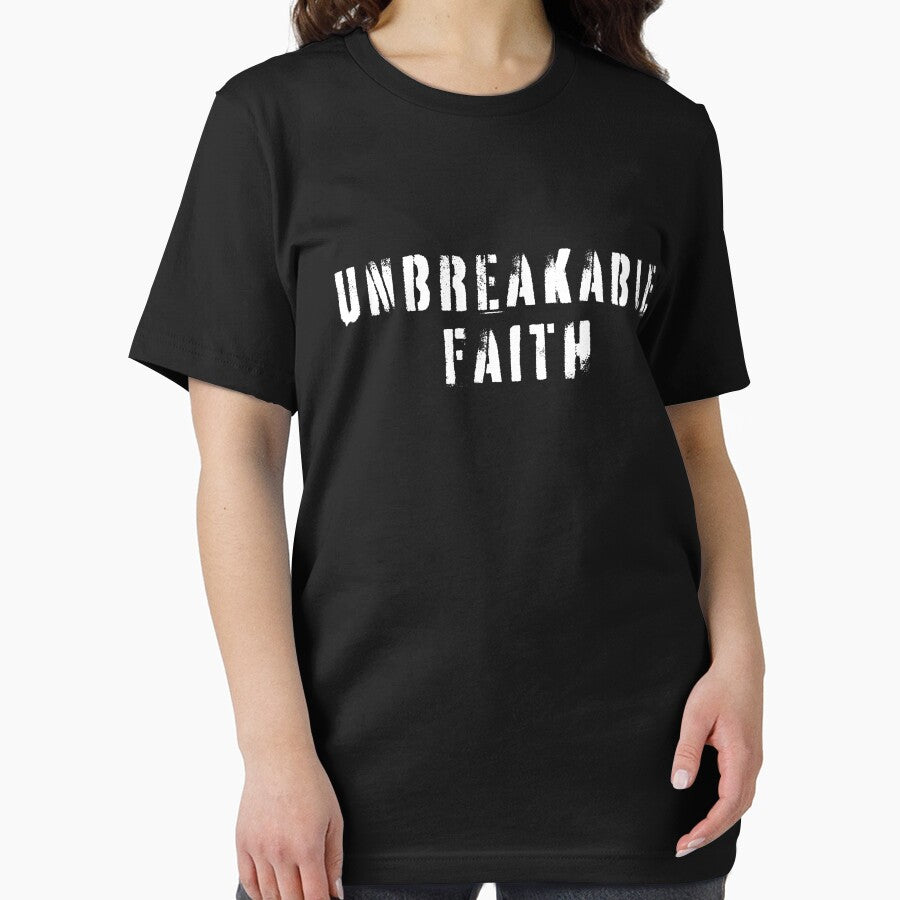 Unbreakable Faith – Christian Strength and Perseverance Design by MoriaStore