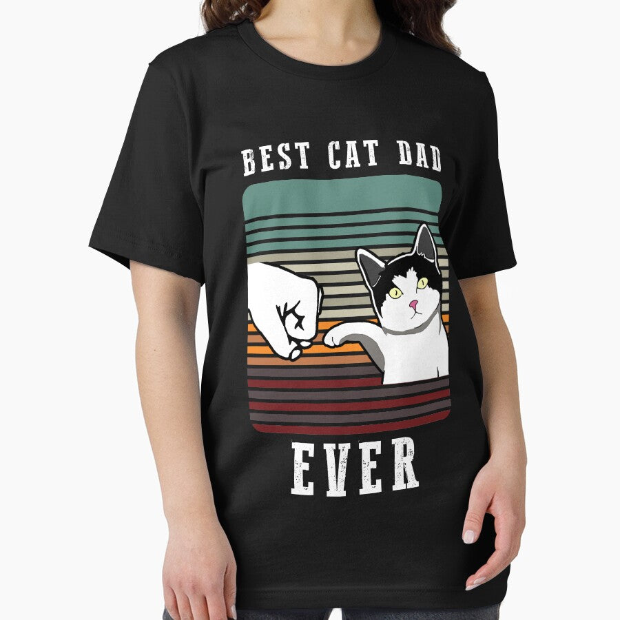 Best Cat Dad Ever Funny Cat Lover Gift by samer11