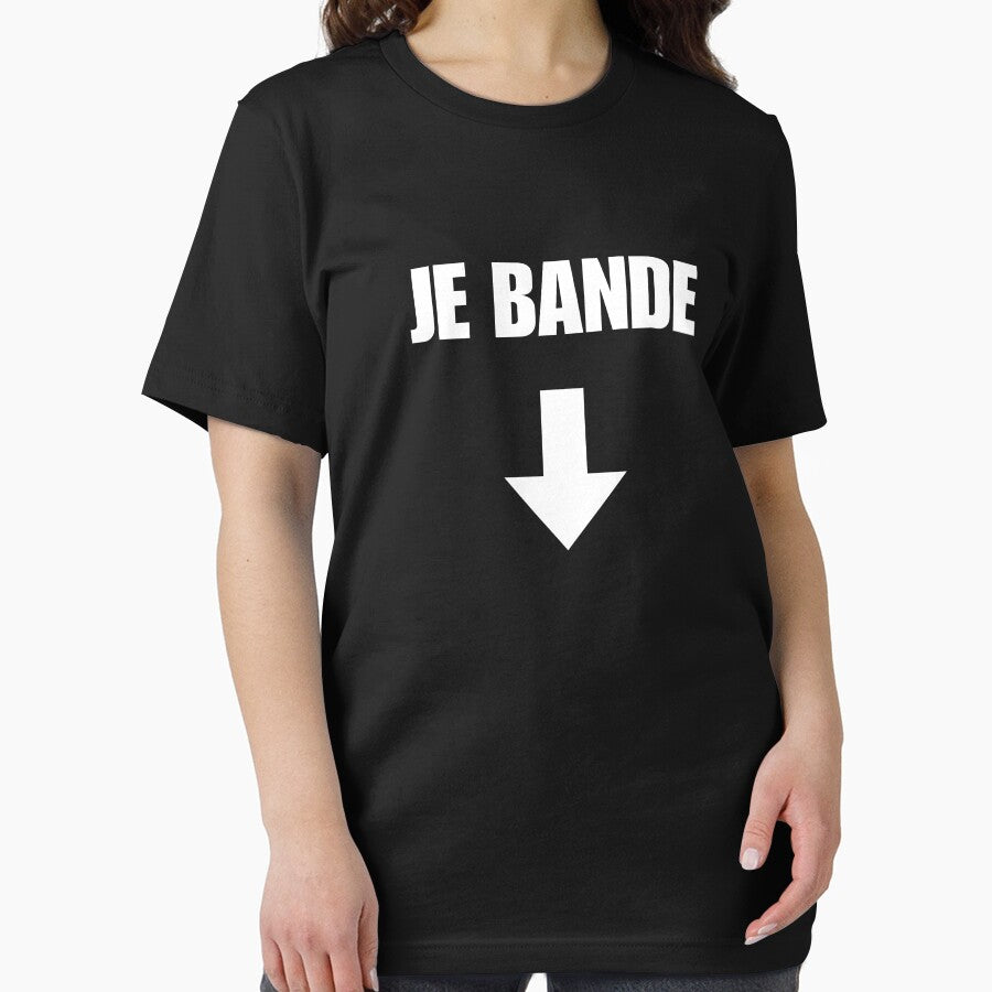 I'm Band Funny T-Shirt With Arrow Pointing Down. Funny Redneck T-Shirt by SillyMerchant