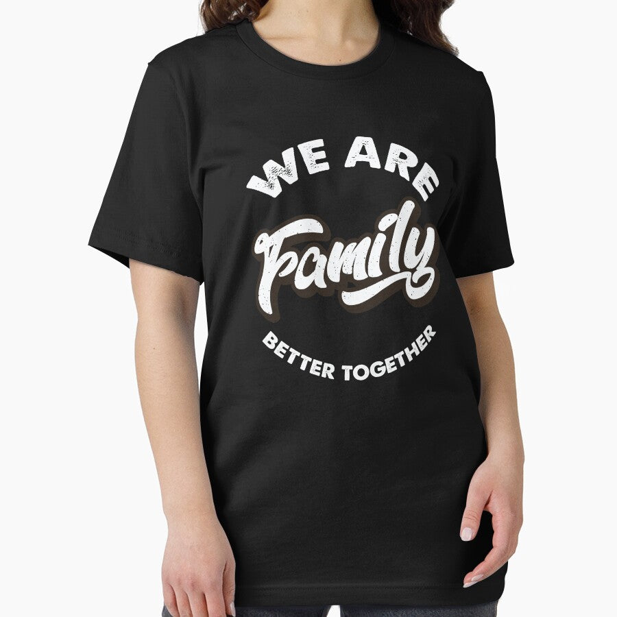 Vintage We Are Family - White Text by Whimsical  Thinker