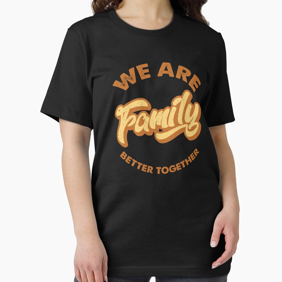 We Are Family - Retro Text by Whimsical  Thinker
