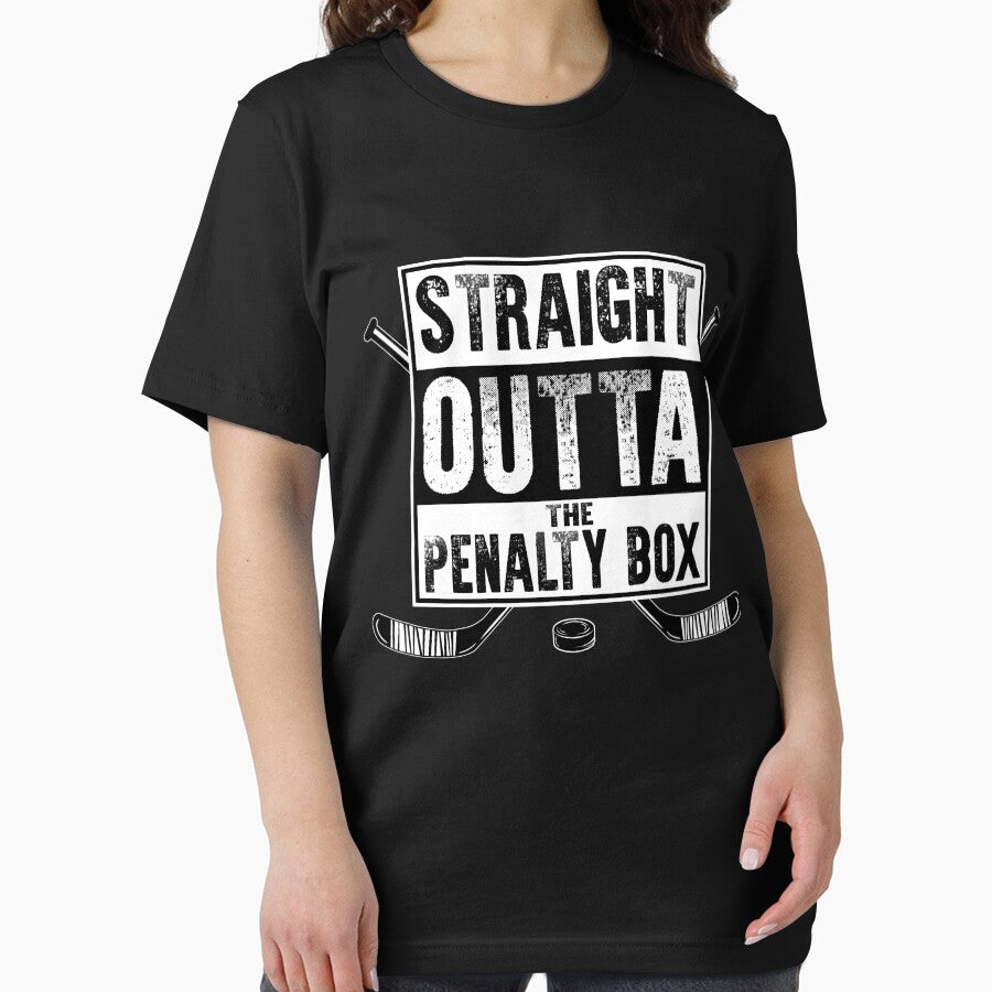 straight outta the penalty box | ice hockey shirt | ice hockey gifts | hockey apparel | hockey goalie | hockey coach | hockey mom | hockey dad | hockey is life by Kreature Look