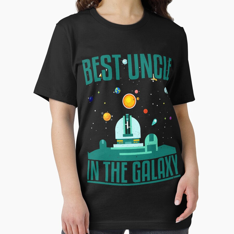 Funny Best Uncle in the Galaxy T-Shirt by fermo