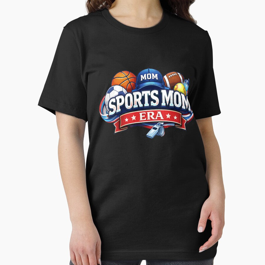 Sports Mom Shirt Proud Team Mom Game Day Soccer Baseball Basketball Mom Tee by TKOprintdesigns