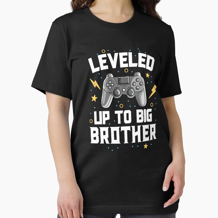 Leveled Up To Big Brother Baby Announcement Gaming Gamer by 14thFloor