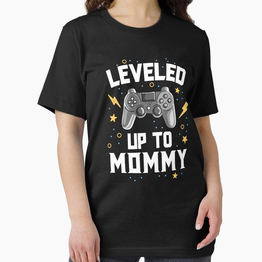 Leveled Up To Mommy Baby Announcement Gaming Gamer by 14thFloor