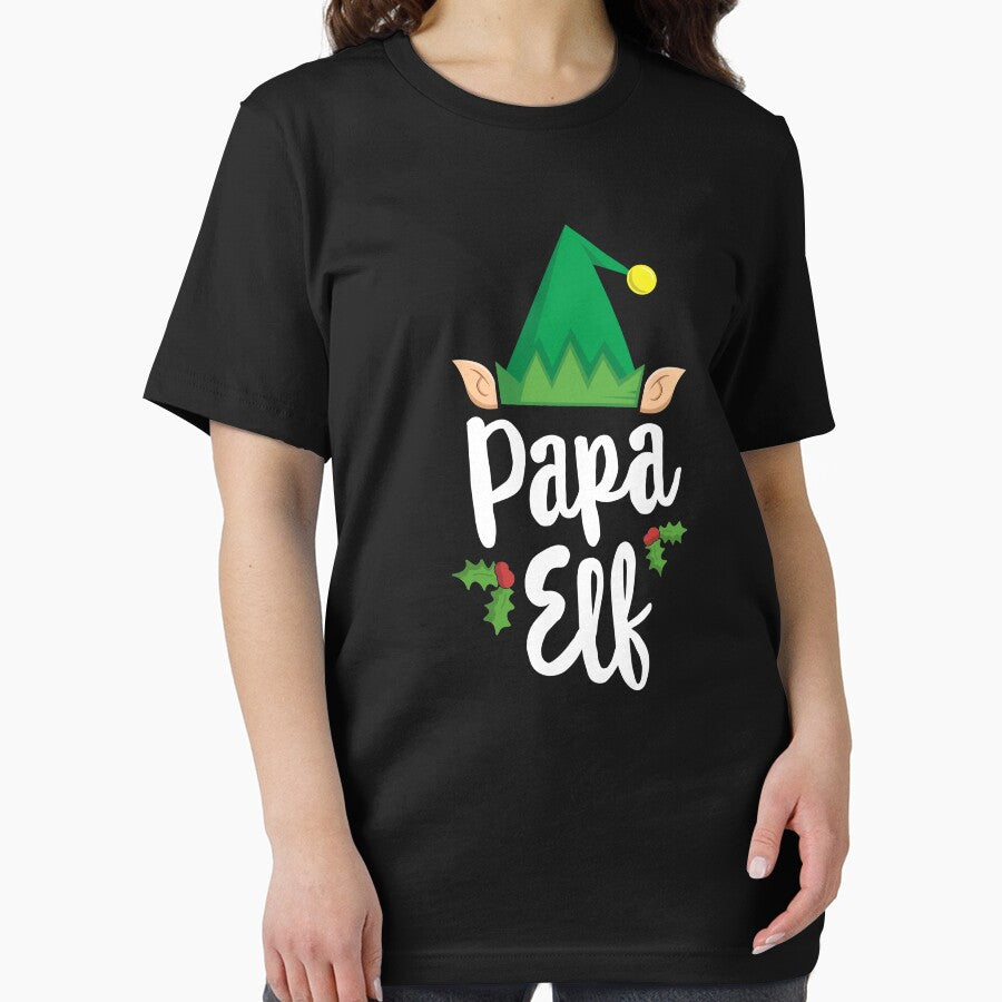 Abuela Christmas Elf Hat T-Shirt Matching Family Festive by 14thFloor