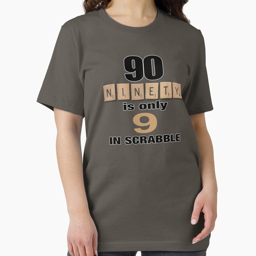 90 is only 9 in Scrabble by F2GClothing