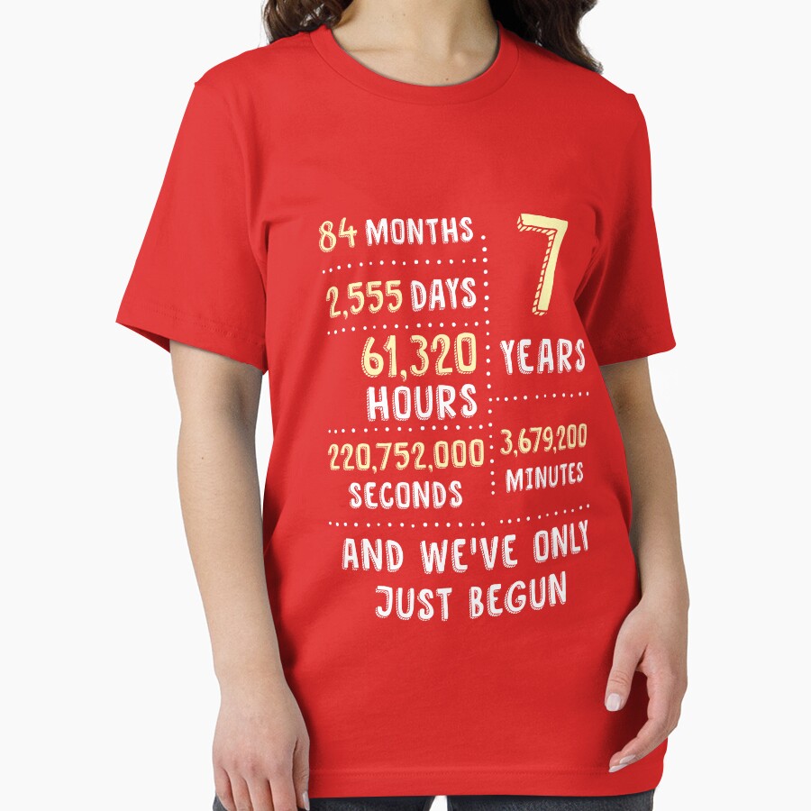 Seven Years And We've Only Just Begun Couple Tees, Phone Cases And Other Gifts by MemWear