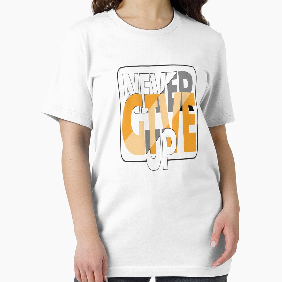 Never Give Up by pqrstshirts