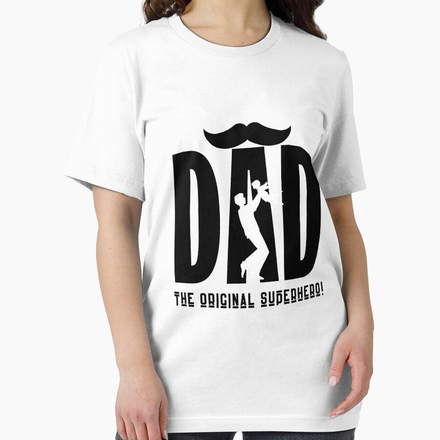 Moustache Dad, The Original Super Hero Daddy, Father's Day by Design 91maji