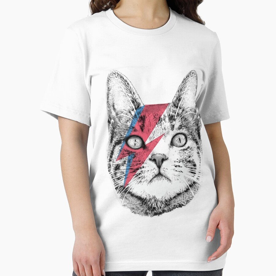 Ziggy Stardust Cat , David Bowie, Wo by NolaPredovic