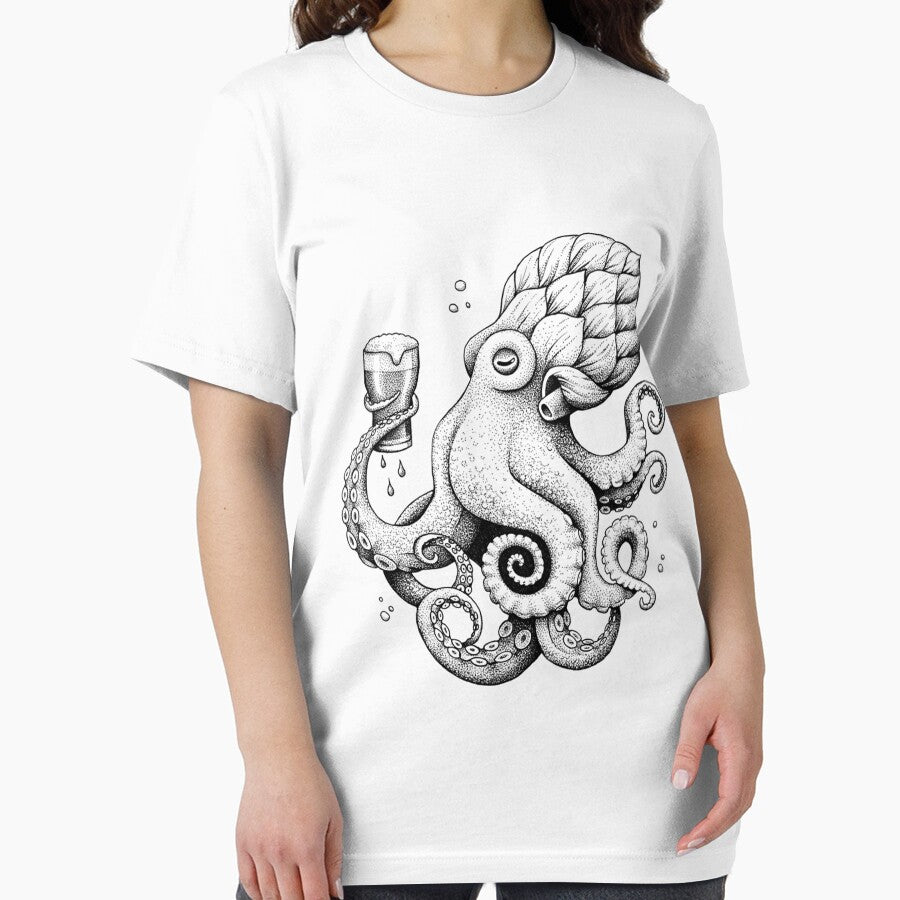 Hoptopus ,The Beer Drinking Octopus by Robeunningham
