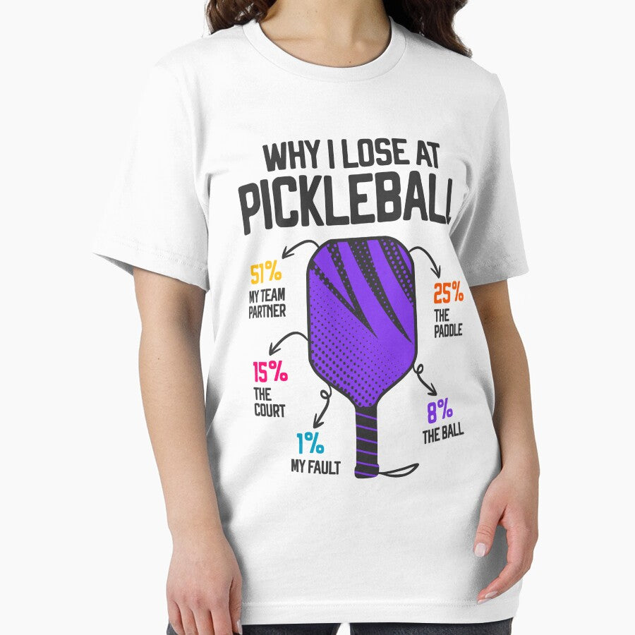 Why I Lose at Pickleball Funny pun for pickleballers Pickleball Humor by grinta2021