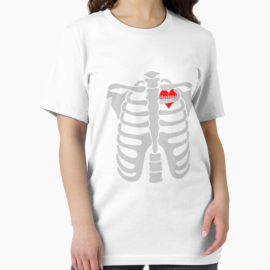 Husband In Heart Skeletons Halloween Funny by Seas Wanda
