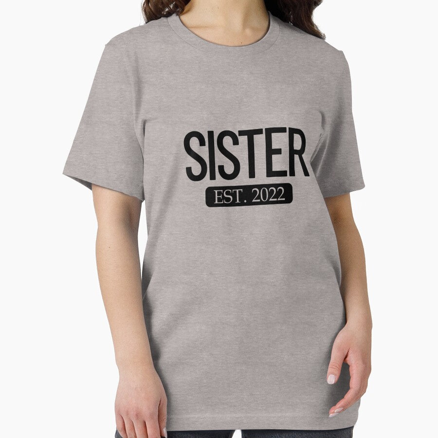 Sister Est. 2022 New Sister 2022 This Year Girls Sister Gear by DynamicDesign