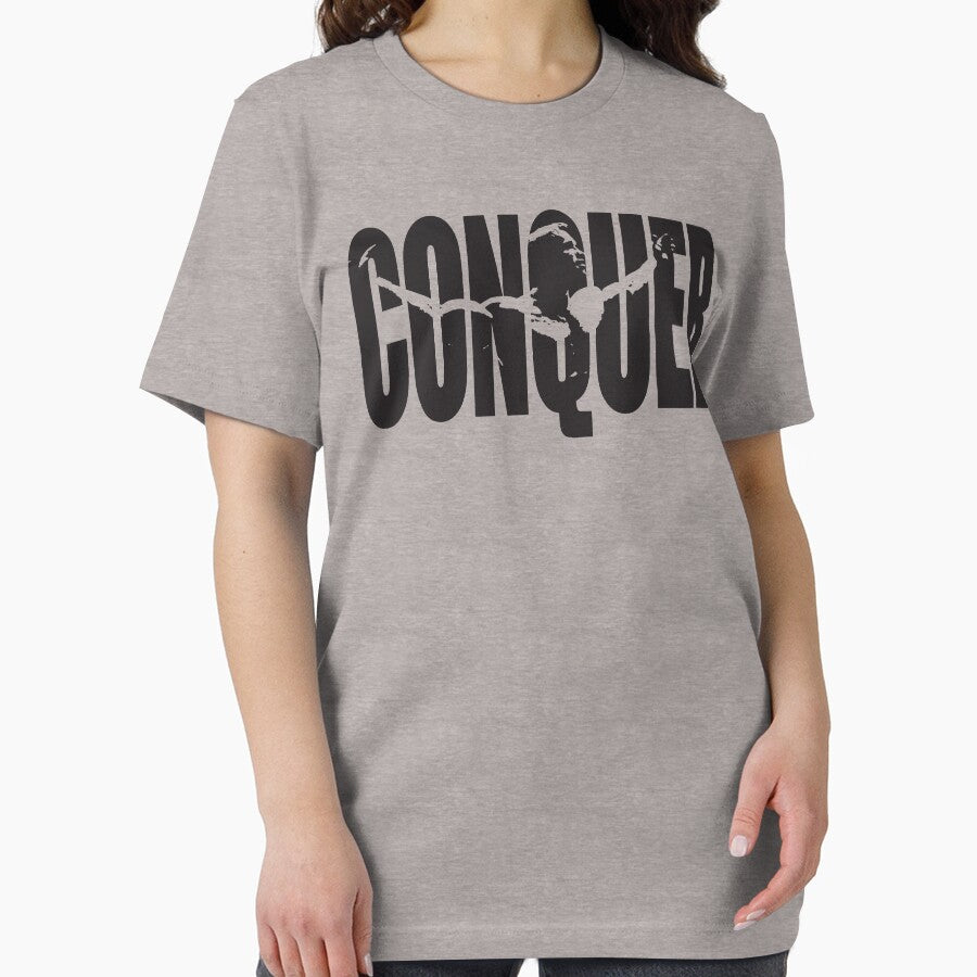 CONQUER (Arnold Iconic Black) by ilovearnie