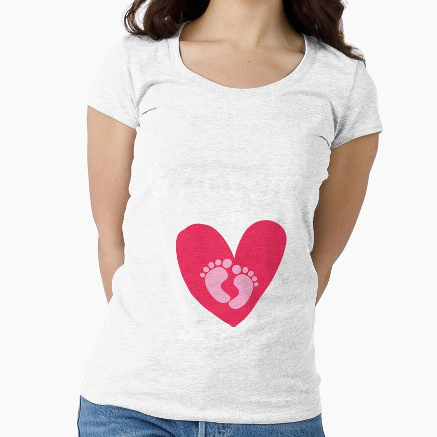 Funny Growing my Valentine  baby growing gift for mom by med-sp-shop5