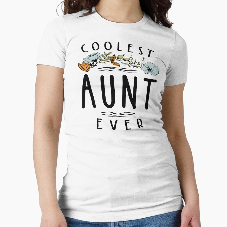 Womens Coolest Aunt Ever - Auntie Gift by cidolopez