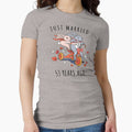 Just Married 53 Years Ago - 53rd Anniversary Couple Bunnies Tee, Phone Cases And Other Gifts by MemWear