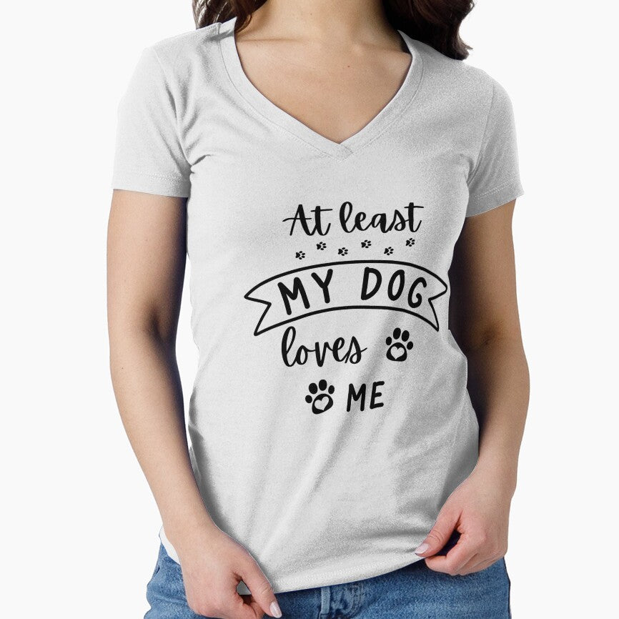 Valentine's Day Tshirt - Anti Valentine - Dog Love by ManikinThreads