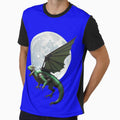 Mechanical flying dragon with full moon by Fun Fun Fun in the Sun