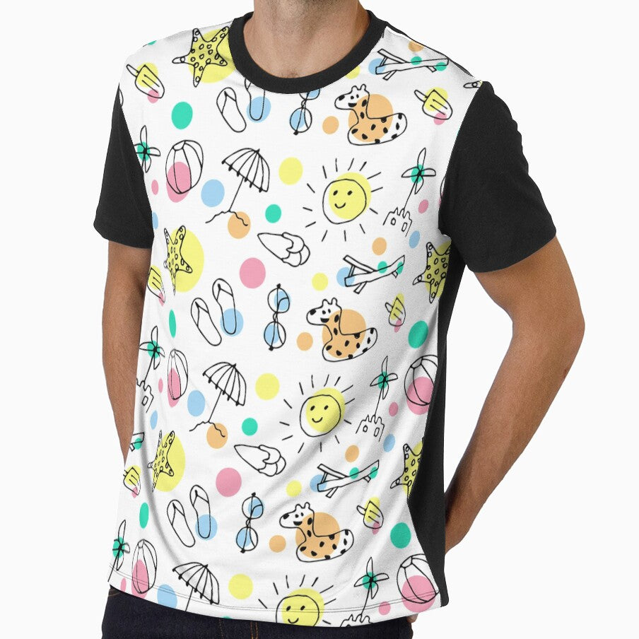 Summer pattern Doodle Drawing by winsoft