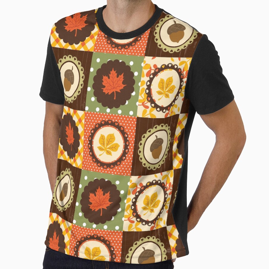 Fall Leaves and Acorn Quilt Pattern by pugmom4
