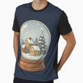 Snow Globe Winter Village - Christmas Gift by PunchDrop