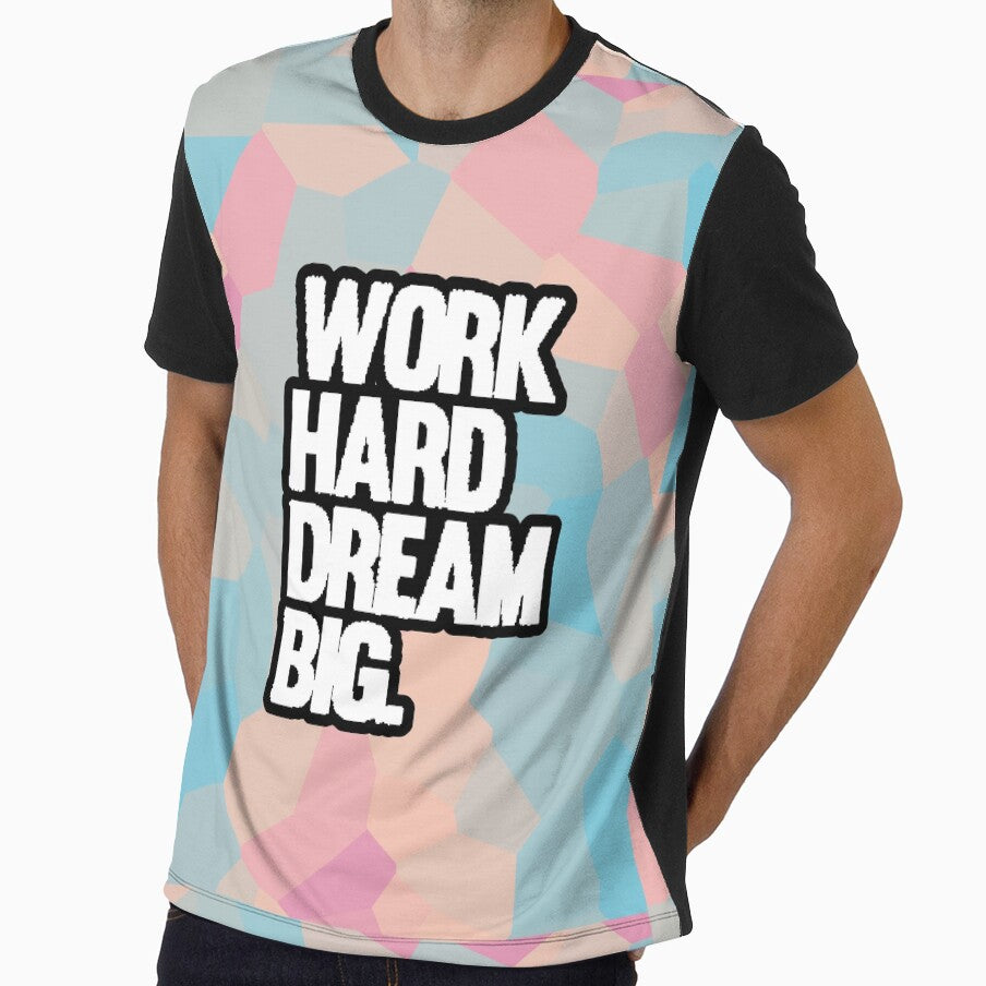 Work Hard Dream Big Motivation by AstronautMerch