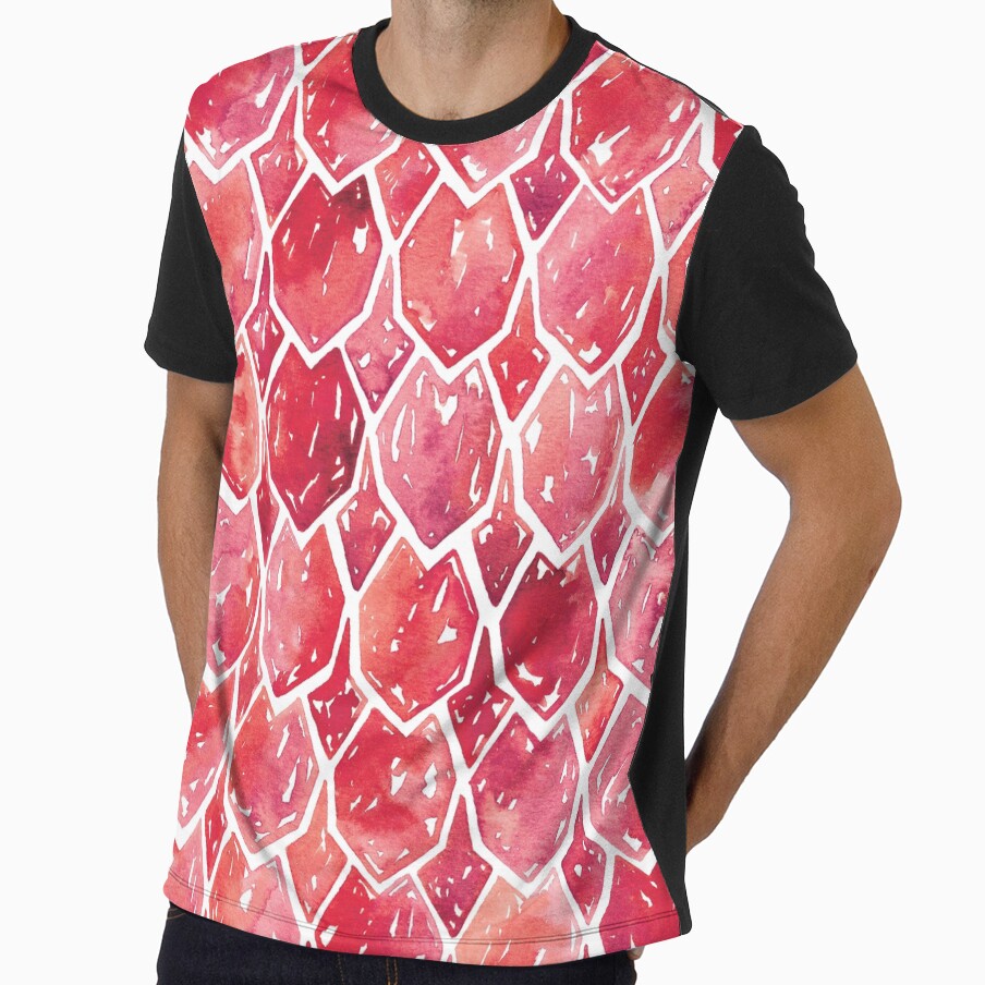 Dragon Scales | Red by RebeccaFlaherty