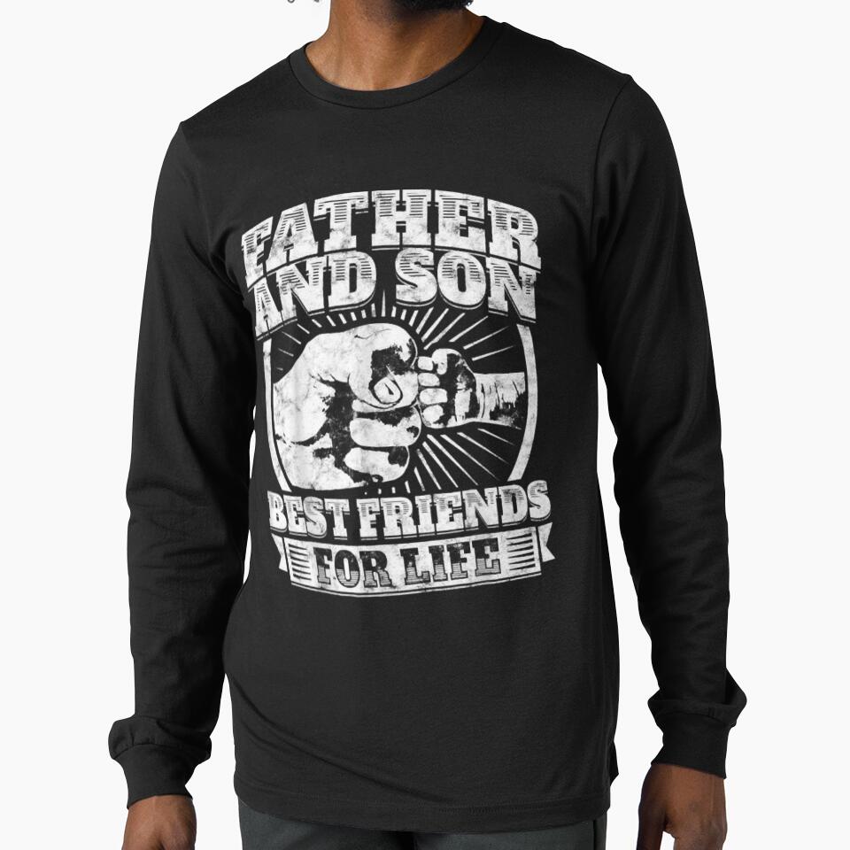 Father And Son Matching Family Dad Fist Bump Fathers Day by maizreo