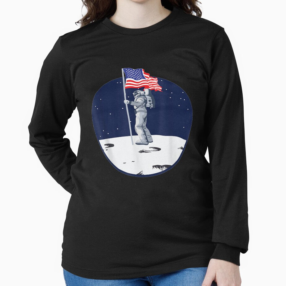 Us Flag Astronaut Independence Day 4th Of July Party by laurader