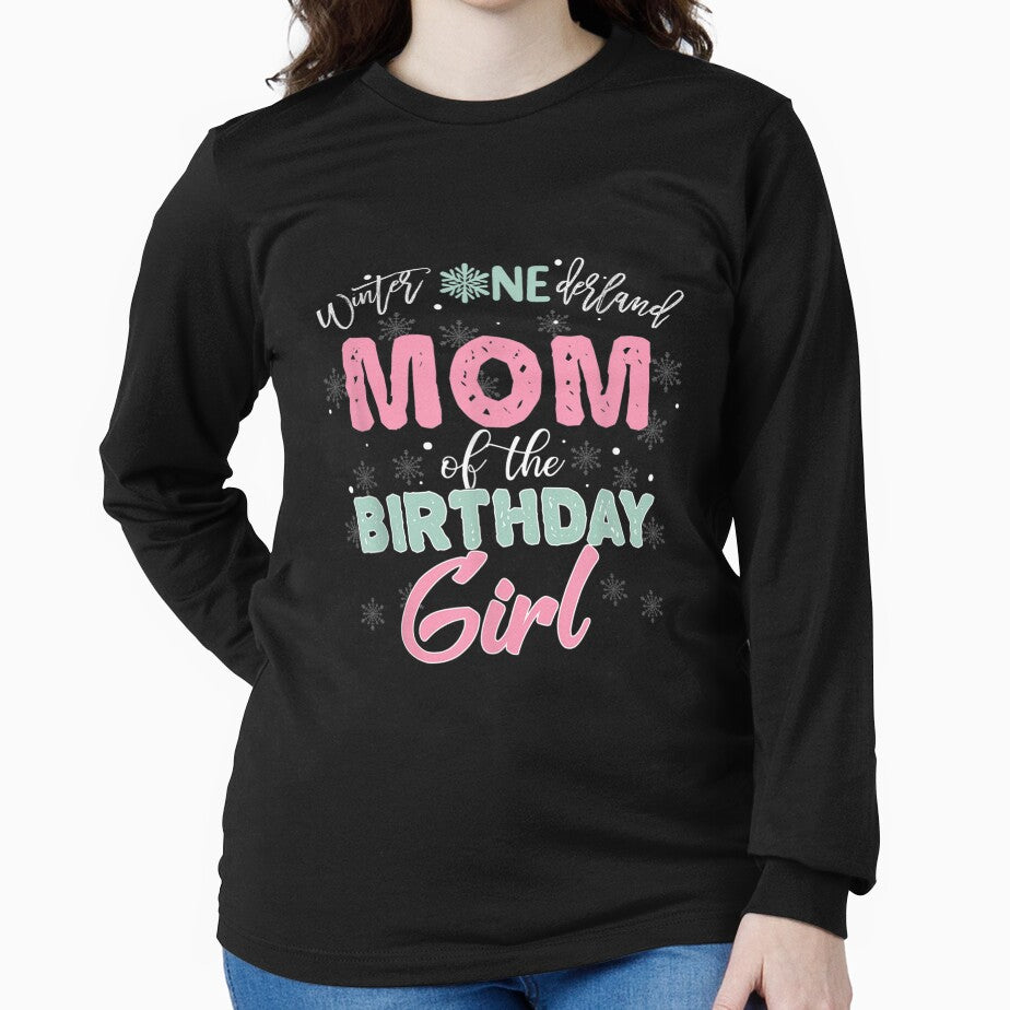 Winter Onederland Mom Of The Birthday Girl by cysandy