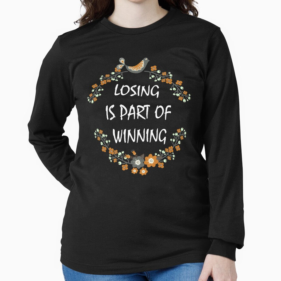 Inspirational Quote Losing Is Part Of Winning by Designhub1000