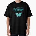 Spring Quote "The first blooms of spring always make my heart sing" White version by wSmileFlowerw