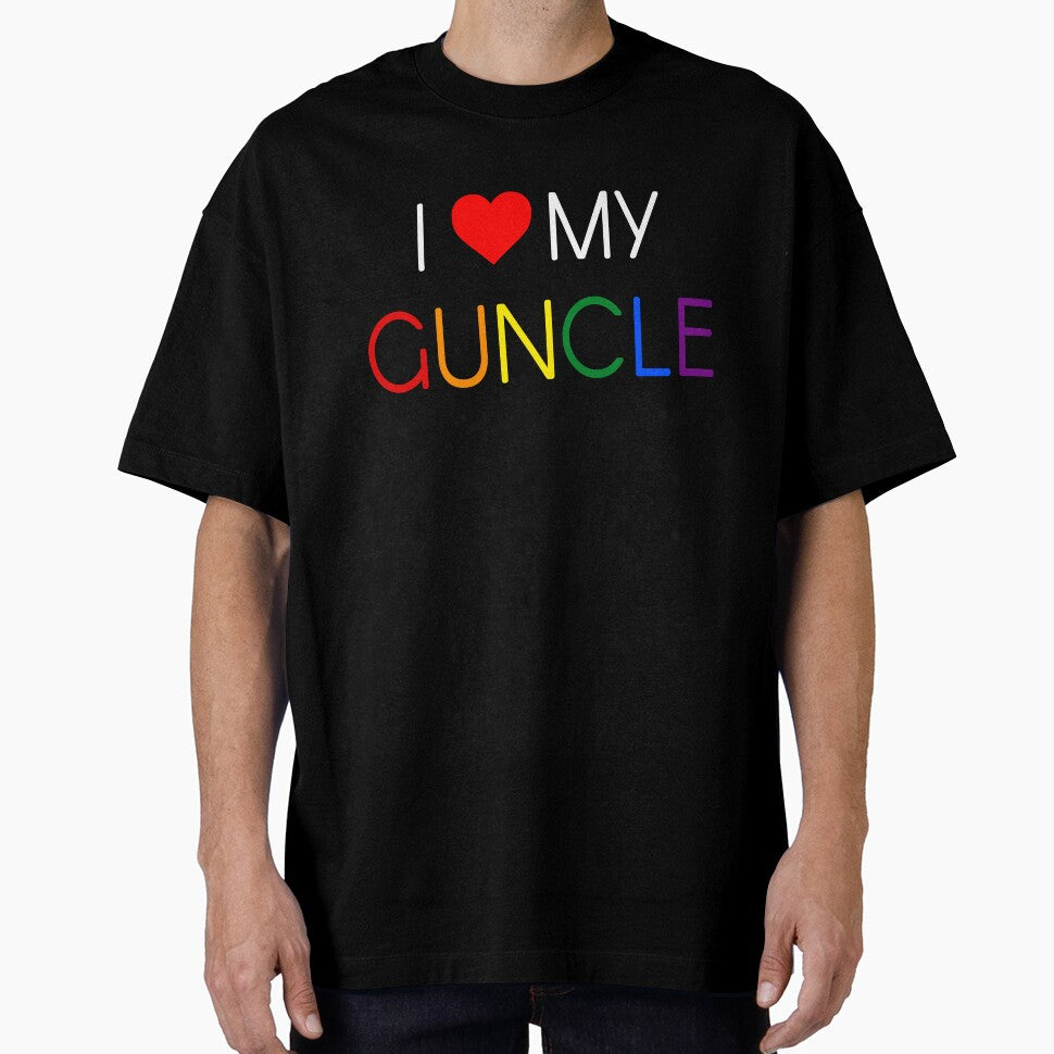I Love Heart My Guncle Design I Heart Love My Gay Uncle Gift by MarOlv