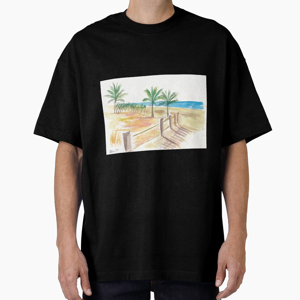 Beach Walk At The Promenade Scene by artshop77