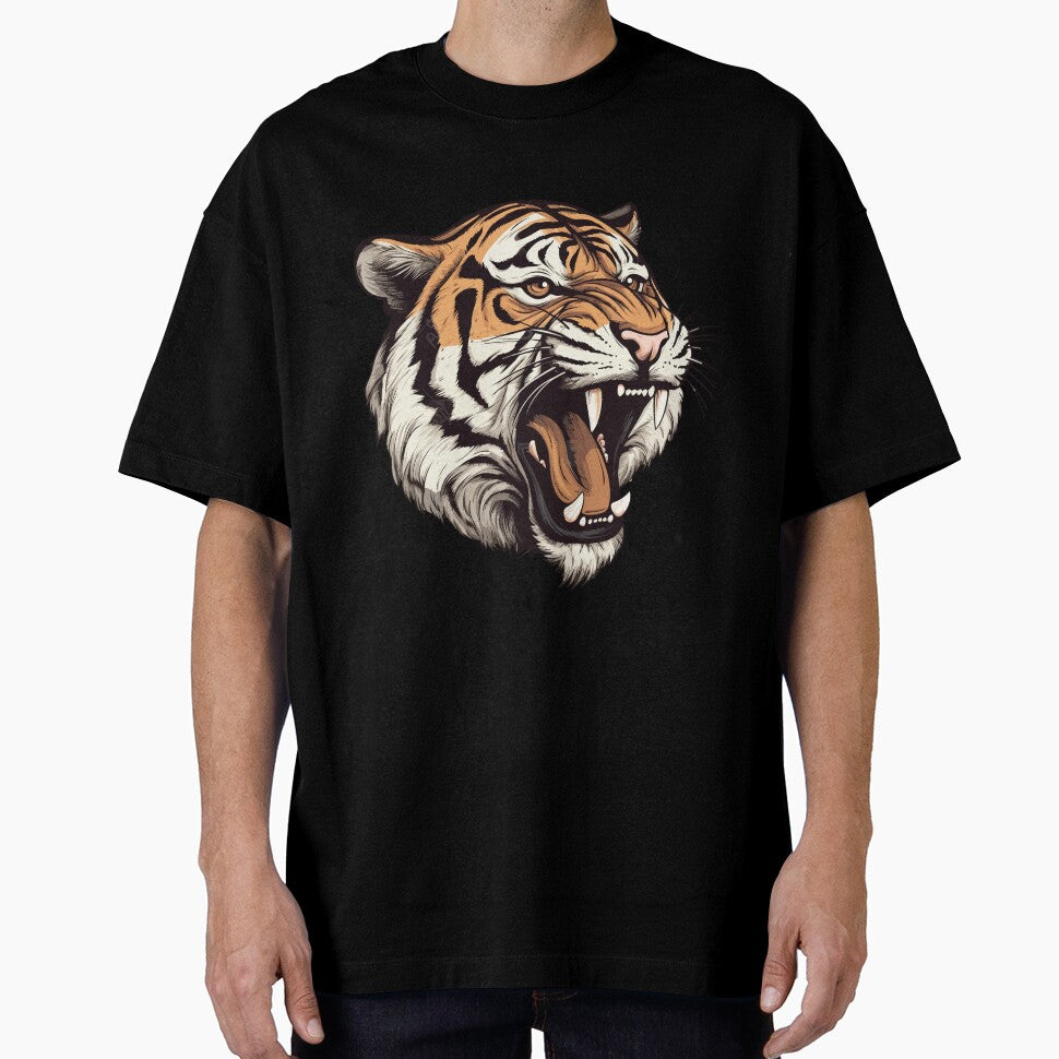 Roaring Tiger - Majestic Wildlife Art Print by QualityQuest