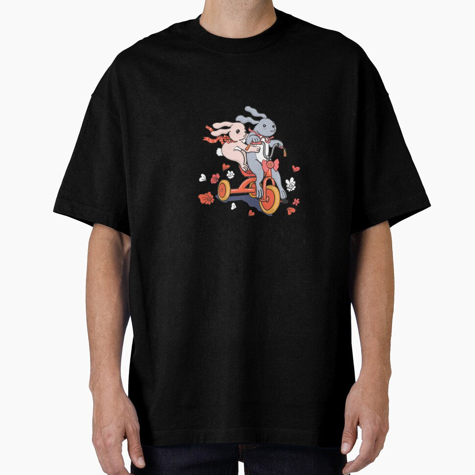 Just Married 5 Years Ago - 5th Anniversary Couple Bunnies Tee, Phone Cases And Other Gifts by MemWear