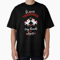 Valentine Teacher I Love Teaching Tiny Hands & Hearts With Unicorns by Sapphire Star