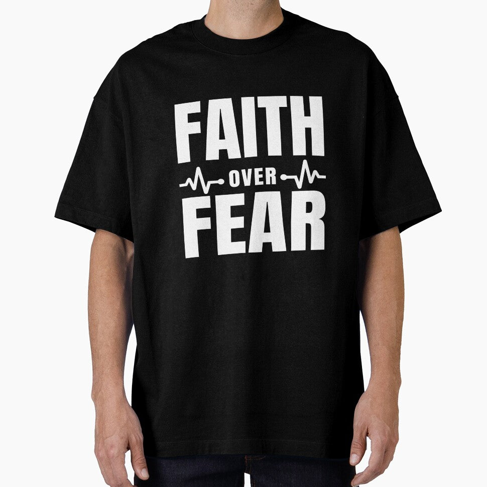 Faith Over Fear - Meaningful Uplifting Quotes by Delandor