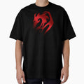 Dragon Stencil Red by MQ-Dragons