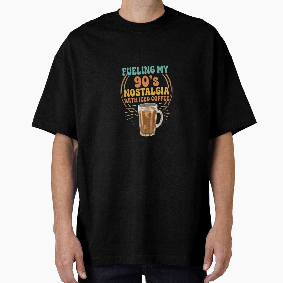 90s Nostalgia Iced Coffee Lover Millennial Quote by NikaRka