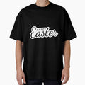 Happy Easter Cursive Handwritten simple text design by YourChoiceArt