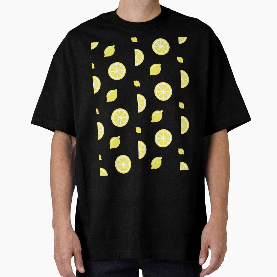Lemon Pattern (Blue BG) by FilipeFerreira
