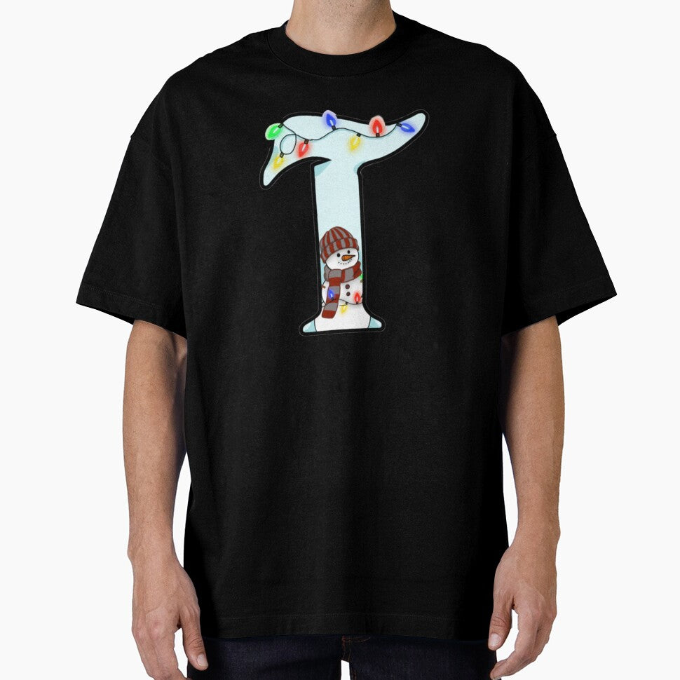 Holiday themed letter T by Artistkhg