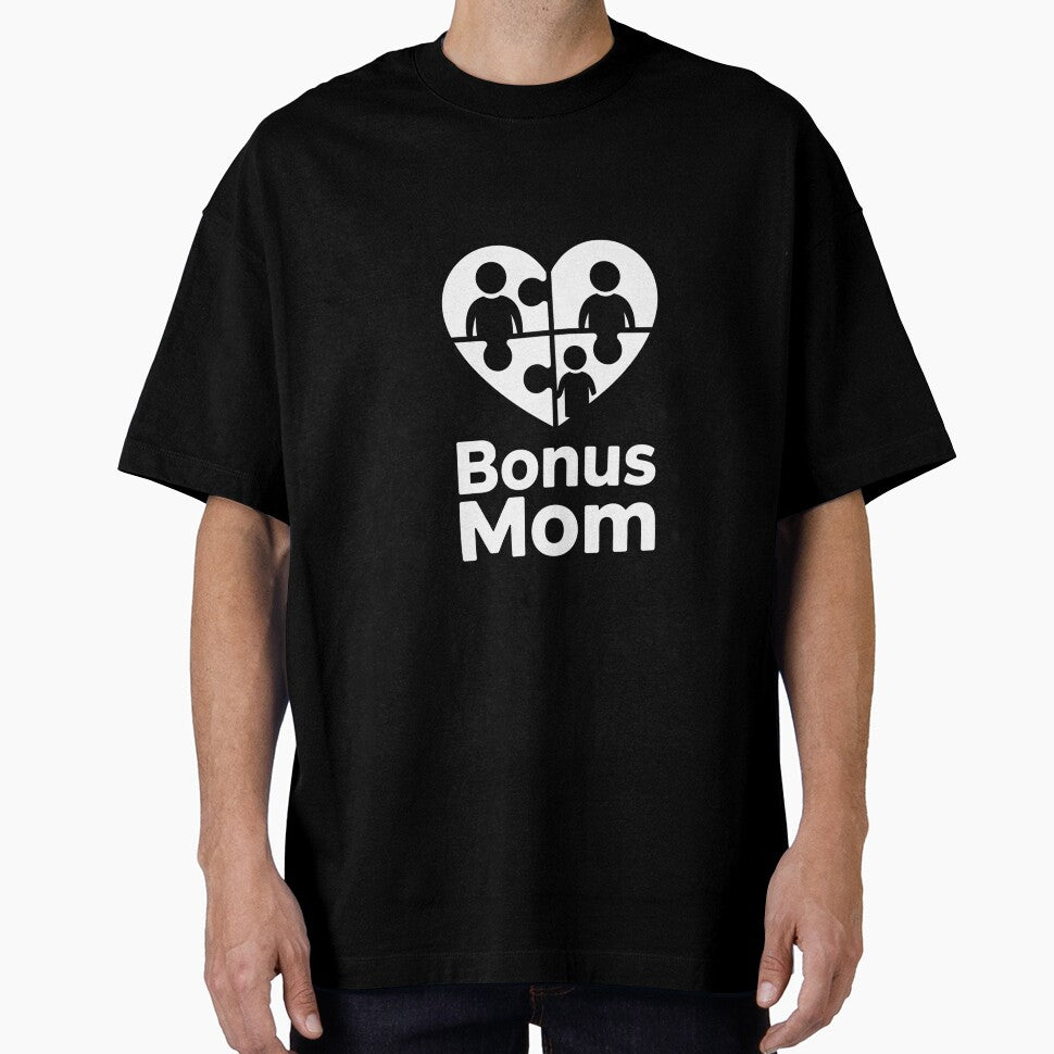 Bonus Mom Heart Design - Modern Step Family Love by Reichcorp