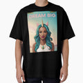 Glam Woman Dream Big Unicorn Imagination Creates Everything by Melan Designs