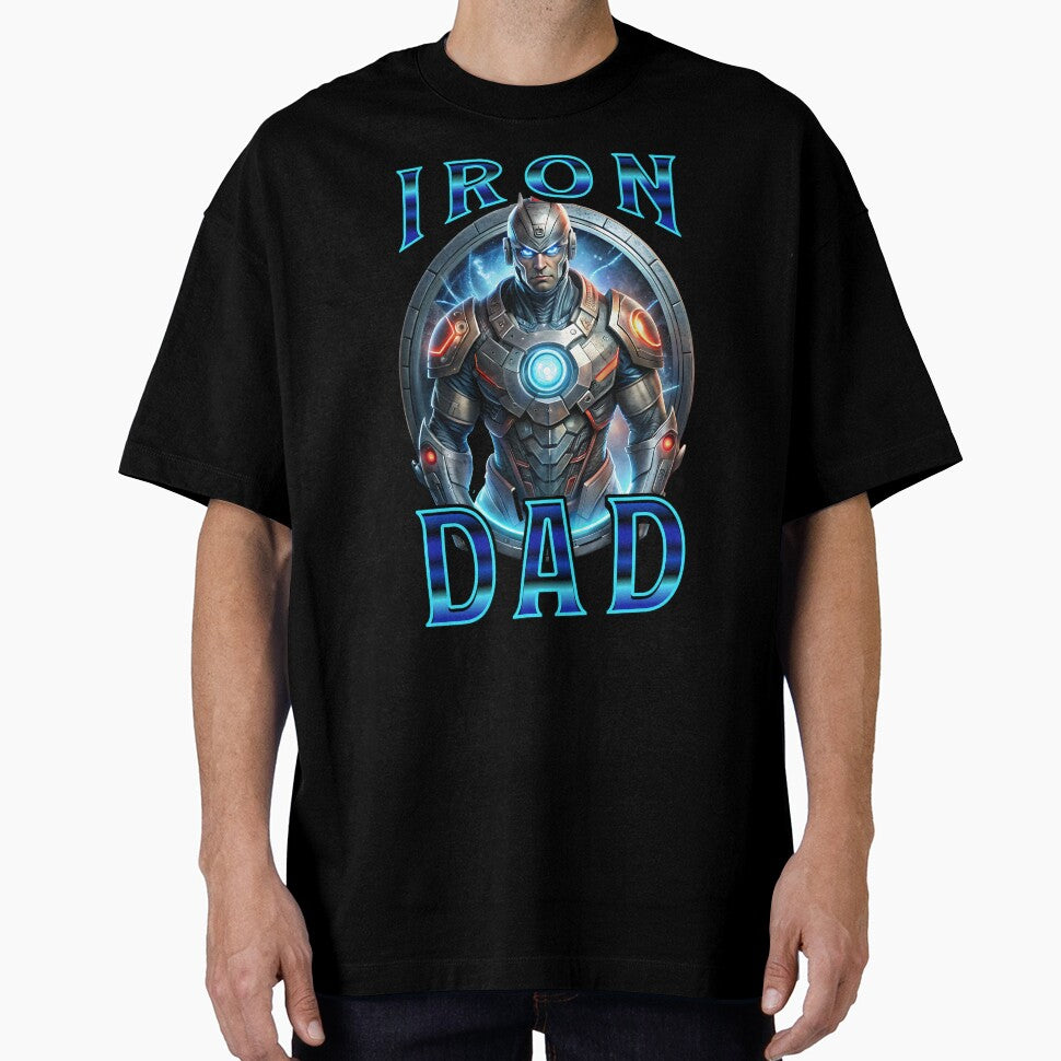 Cool Super Hero Iron Dad Fathers Day Gift Idea by ZeptepiTrends